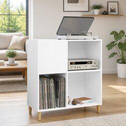 Specifications for White Vinyl LP Display Cabinet