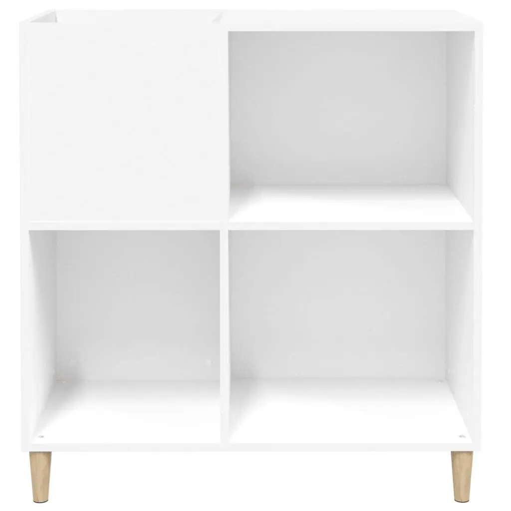 White Vinyl LP Display Cabinet