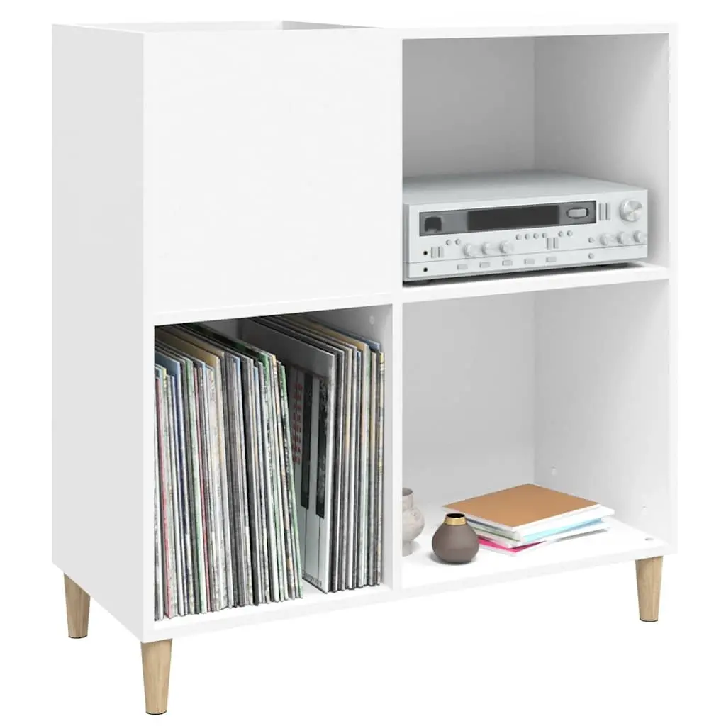 White Vinyl LP Display Cabinet