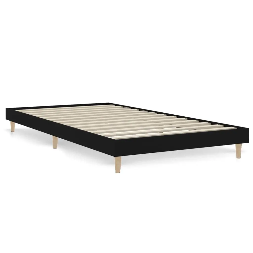Black Bed Frame 90x190 cm