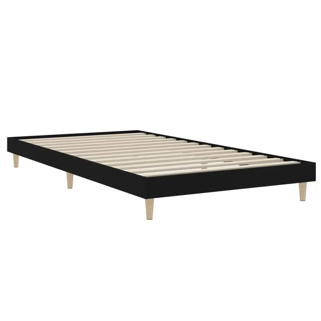 Black Bed Frame 90x190 cm