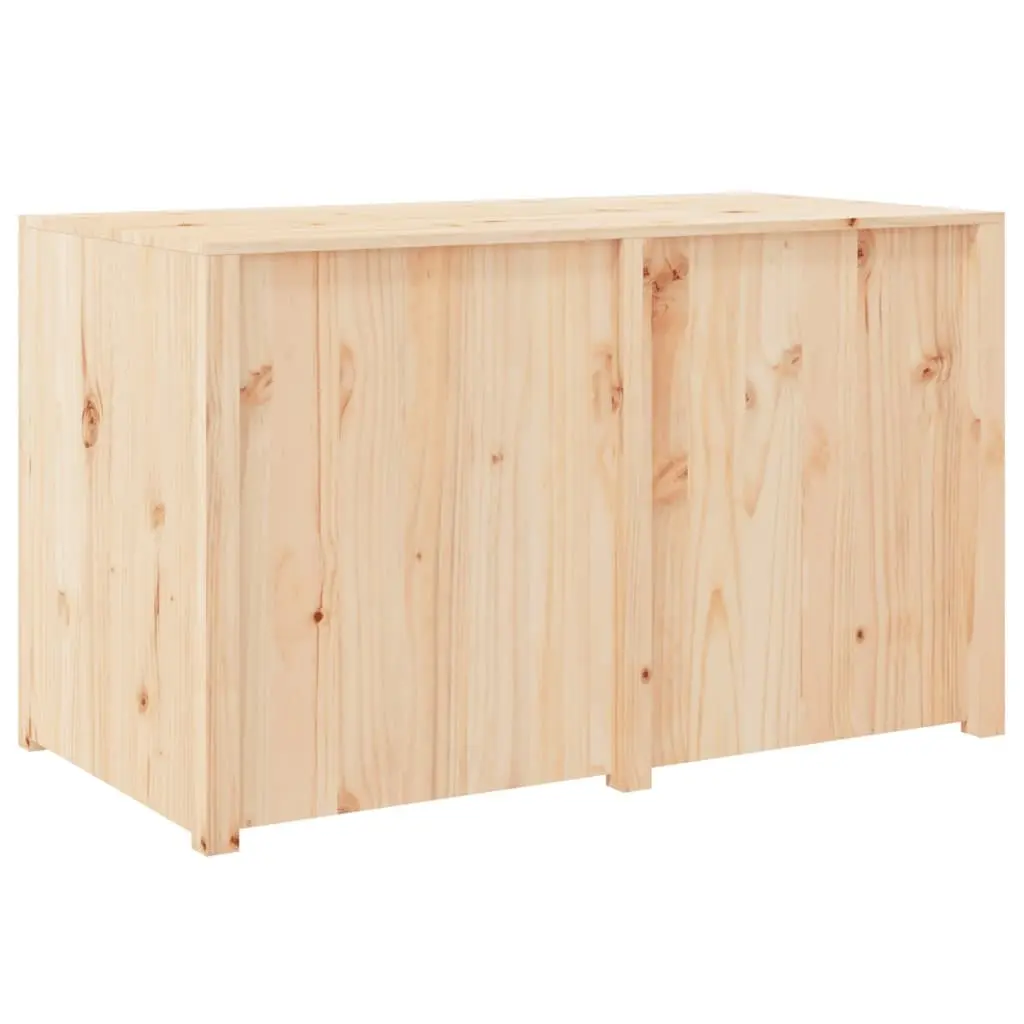 Outdoor Kitchen Cabinet Brown Wooden Storage Garden Cupboard 106W x 55D x 64H cm