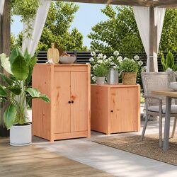 Outdoor Kitchen Cabinet Door Dimensions: 50x9x82cm in Brown