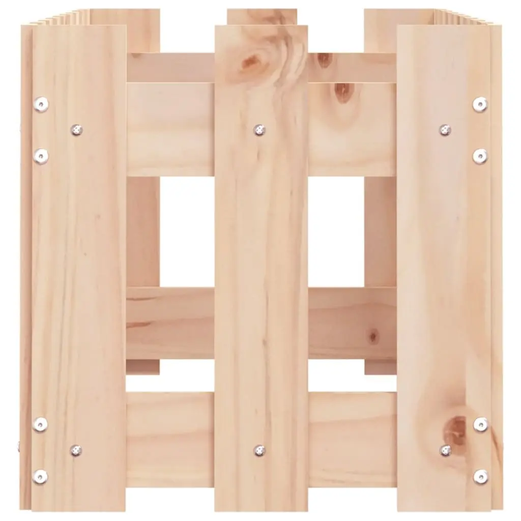 Garden Raised Bed for Outdoor Use 100x30x30 cm Solid Wood Pine Planter Box