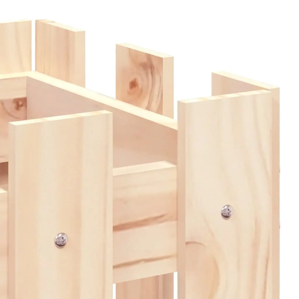 Garden Raised Bed for Outdoor Use 100x30x30 cm Solid Wood Pine Planter Box