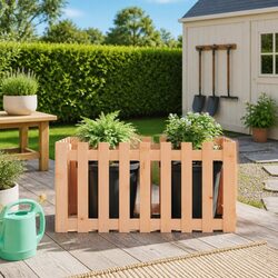 Specifications of Wooden Planter Box 100x50x50 cm