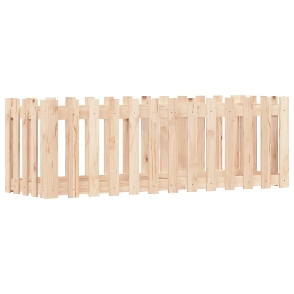 Garden Raised Bed for Outdoor Use 150x50x50 cm Solid Wood Pine Planter Box