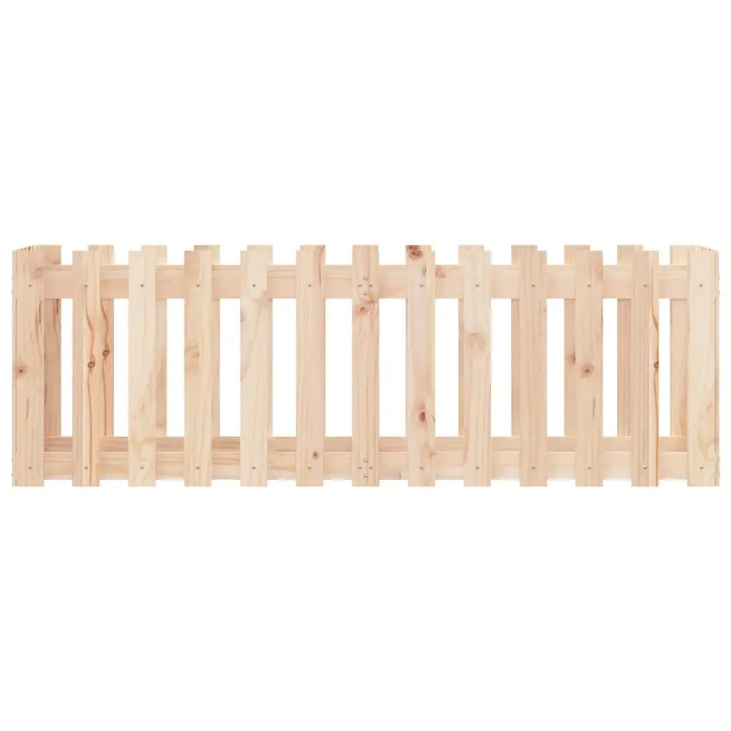 Garden Raised Bed for Outdoor Use 150x50x50 cm Solid Wood Pine Planter Box
