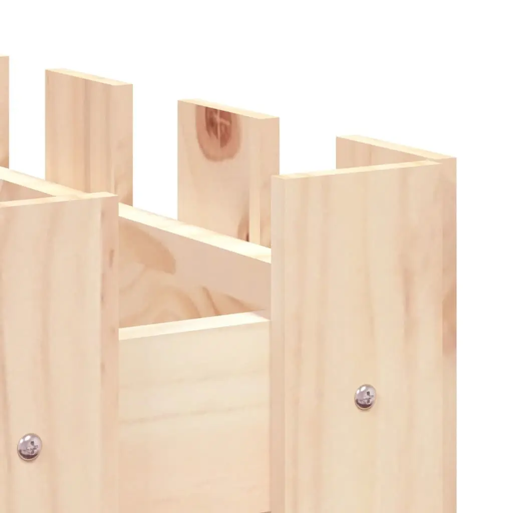 Garden Raised Bed for Outdoor Use 150x50x50 cm Solid Wood Pine Planter Box