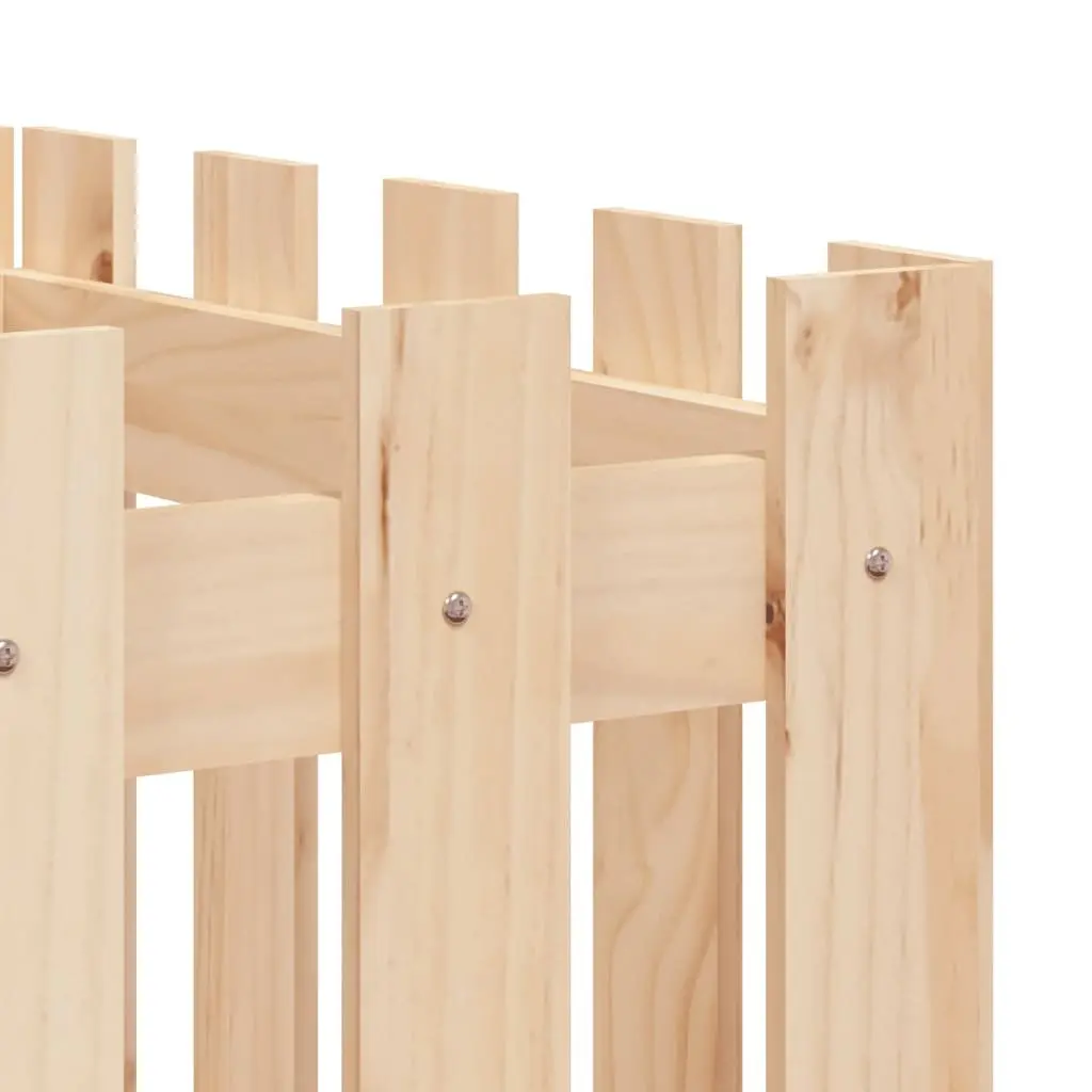 Garden Raised Bed for Outdoor Use 200x50x50cm Solid Pine Wood Planter Box