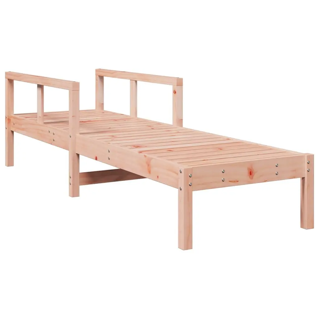 Wooden Sun Lounger Outdoor Garden Patio Adjustable Backrest 1995 x 620 x 550 mm