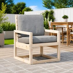 Garden Chair Dimensions: 57.5x63x76cm, Solid Pine