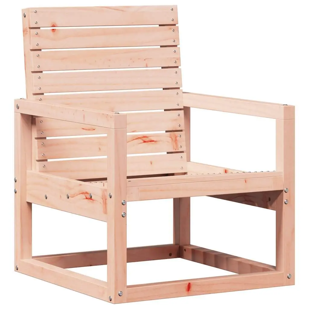 3 Piece Garden Lounge Set Solid Wood Outdoor Patio Furniture with Armrests