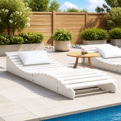 Specifications of White Wooden Sun Lounger