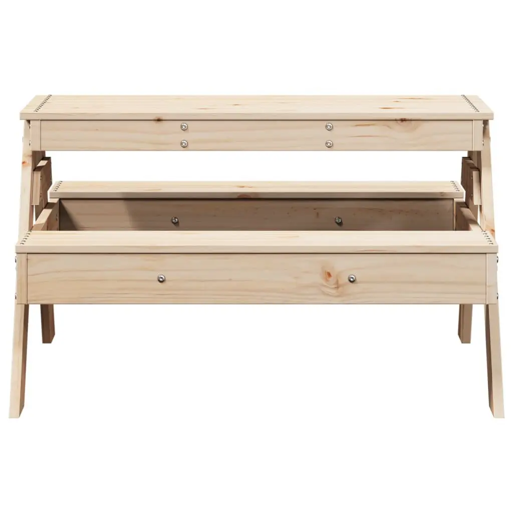 Kids Picnic Table Outdoor Use Wooden 88 x 97 x 52 cm