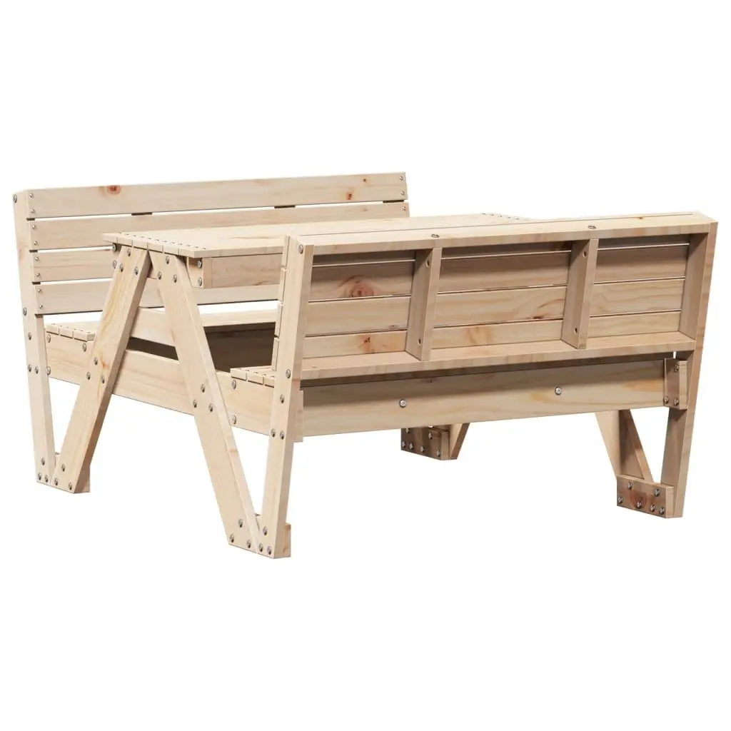 Solid Pine Kids Picnic Table