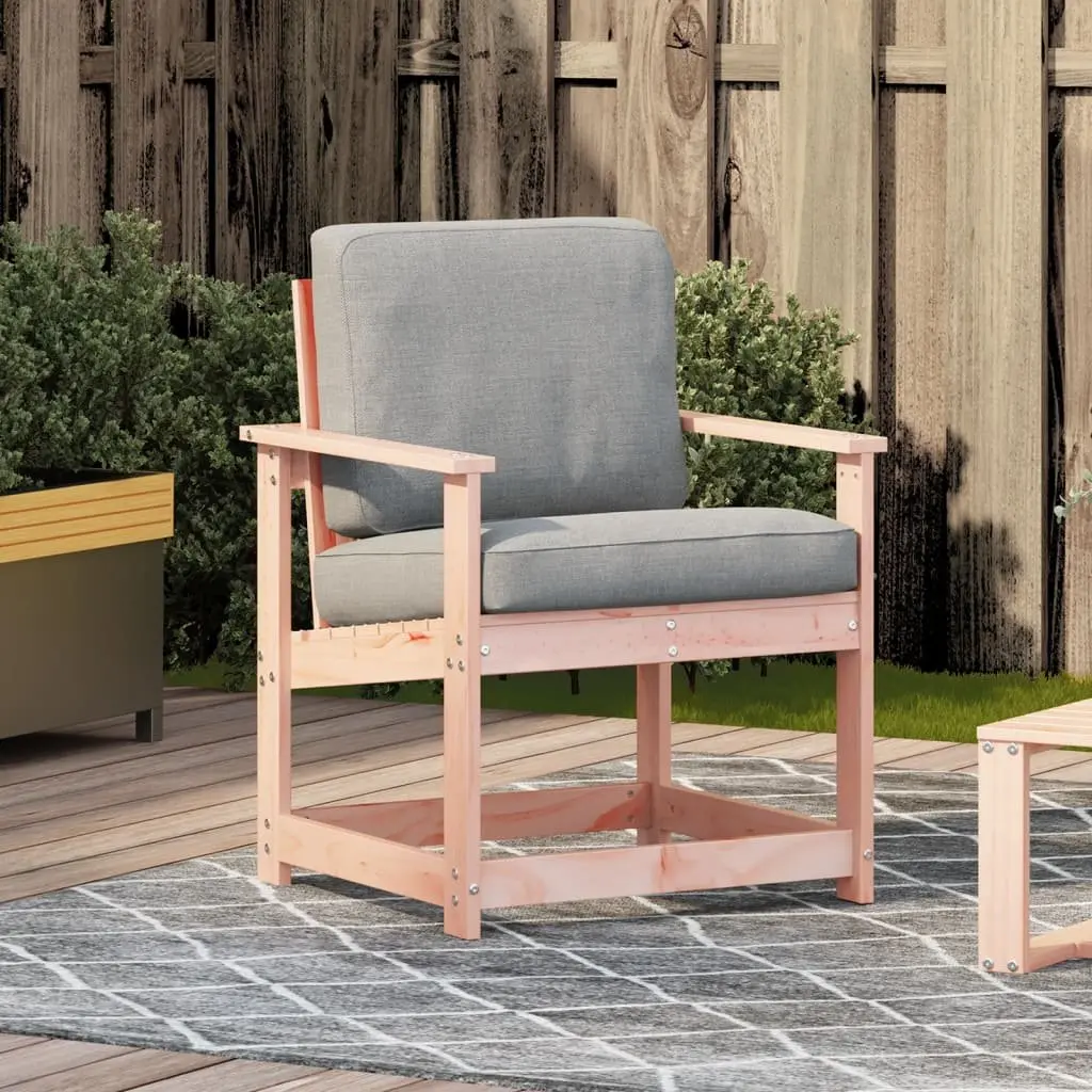 Wooden Garden Chair Outdoor Patio Seat Brown 62x56x77cm