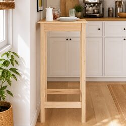 Solid Pine Bar Table Specifications: 50x50x110 cm