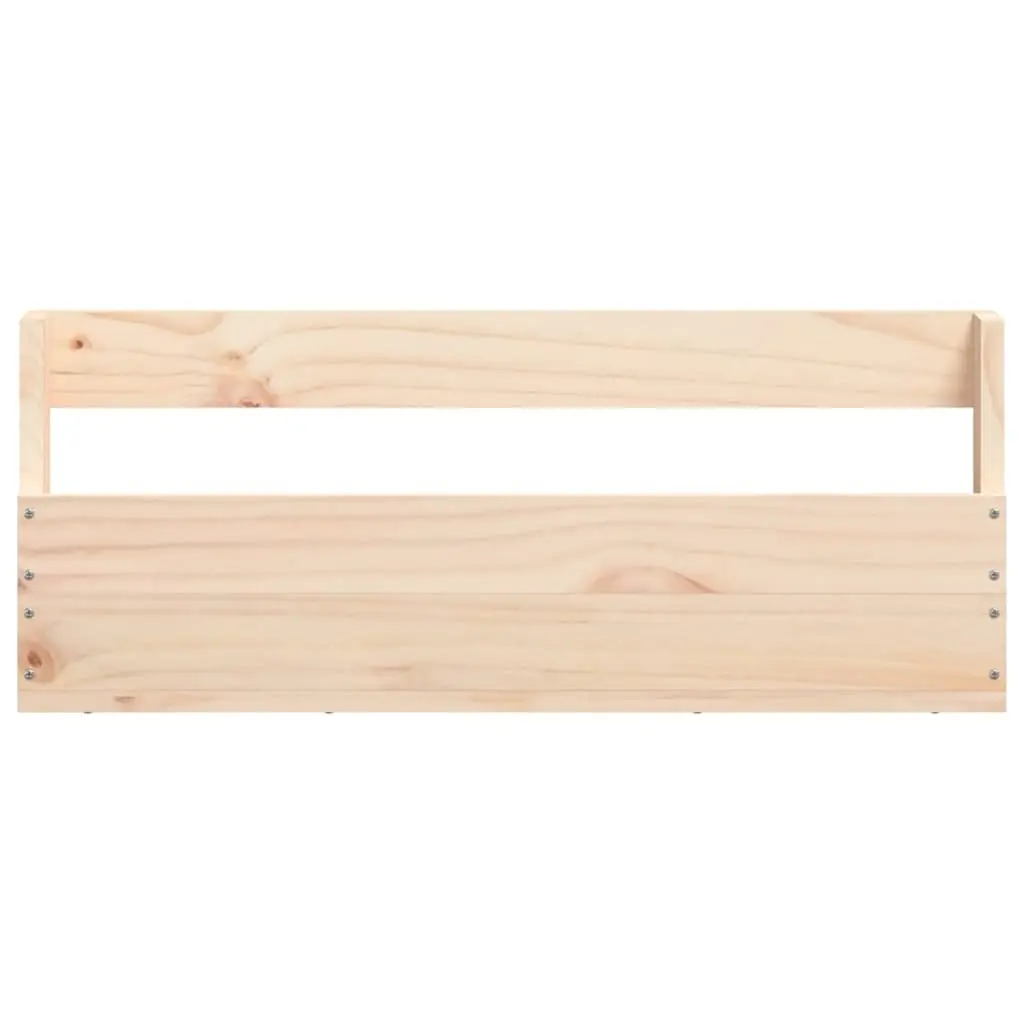 Wall-Mounted Shoe Rack for Home Organiser Solid Pine Wood Brown 59x9x23cm 2 Piece