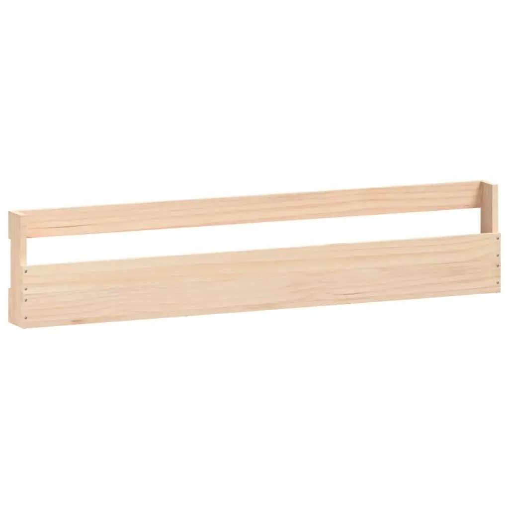 Wall-Mounted Shoe Rack for Home Organisation 2 Pieces Solid Pine Brown