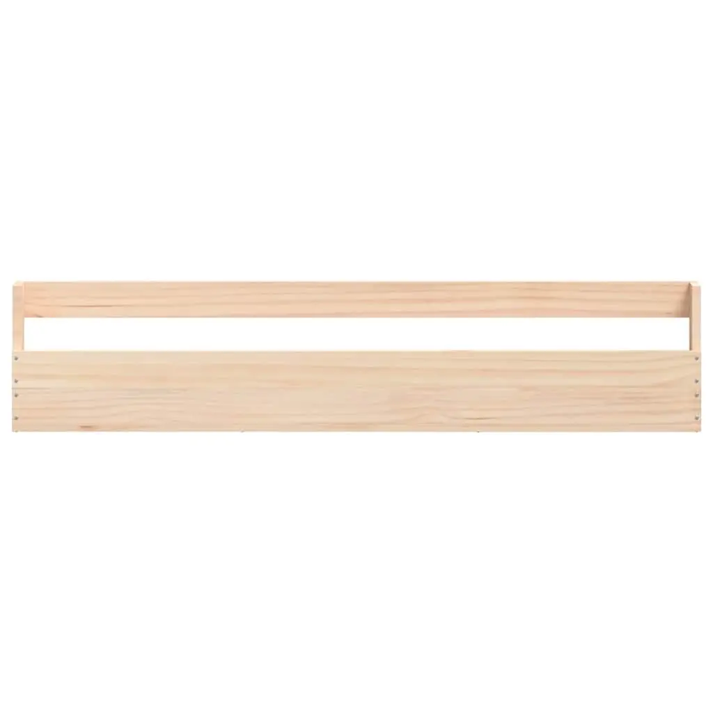 Wall-Mounted Shoe Rack for Home Organisation 2 Pieces Solid Pine Brown