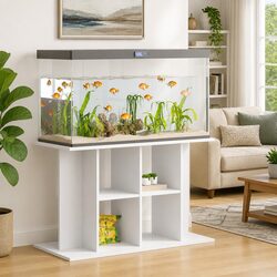 Specifications of 100cm White Engineered Wood Aquarium Stand
