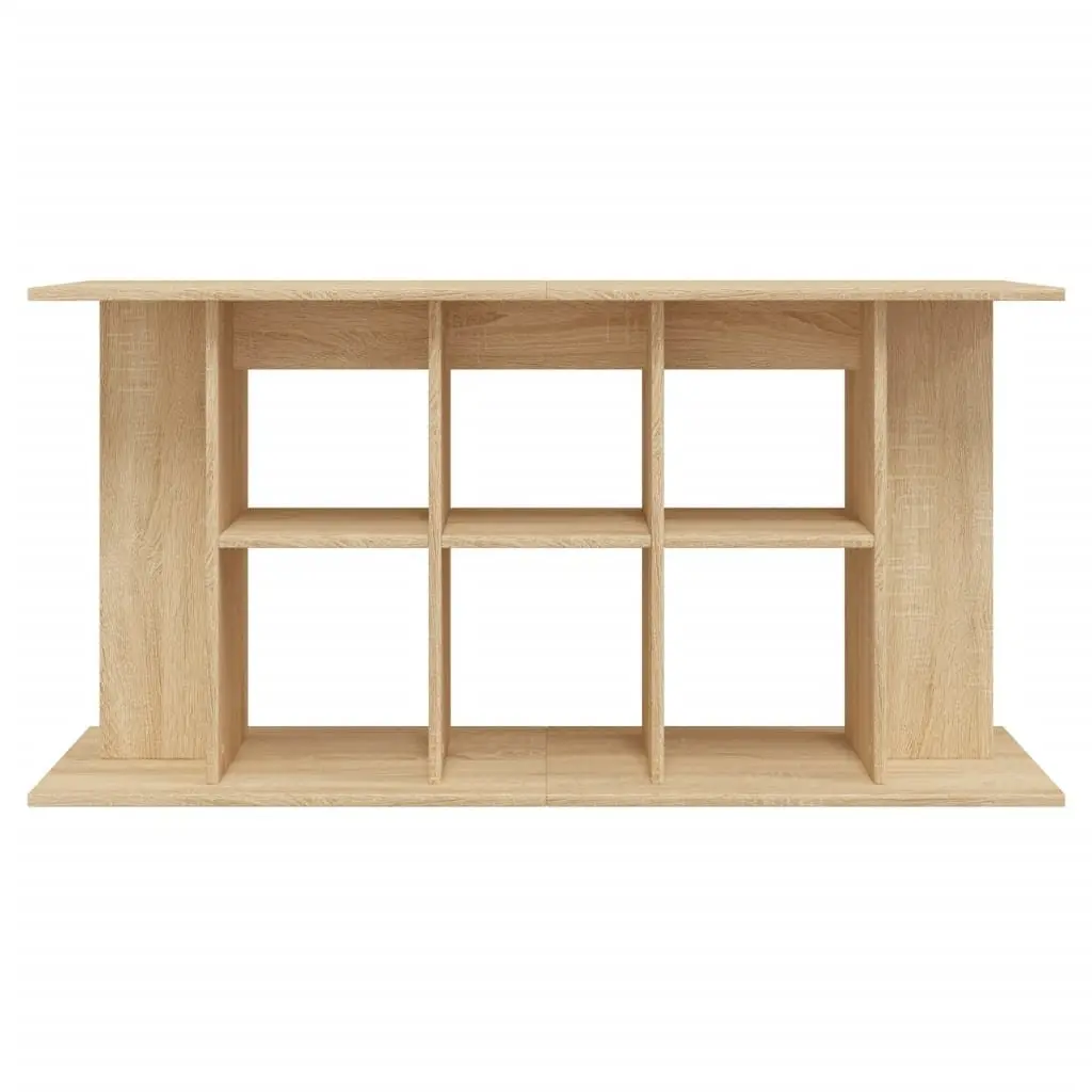 Aquarium Stand Fish Tank Display Cabinet Storage Brown Engineered Wood