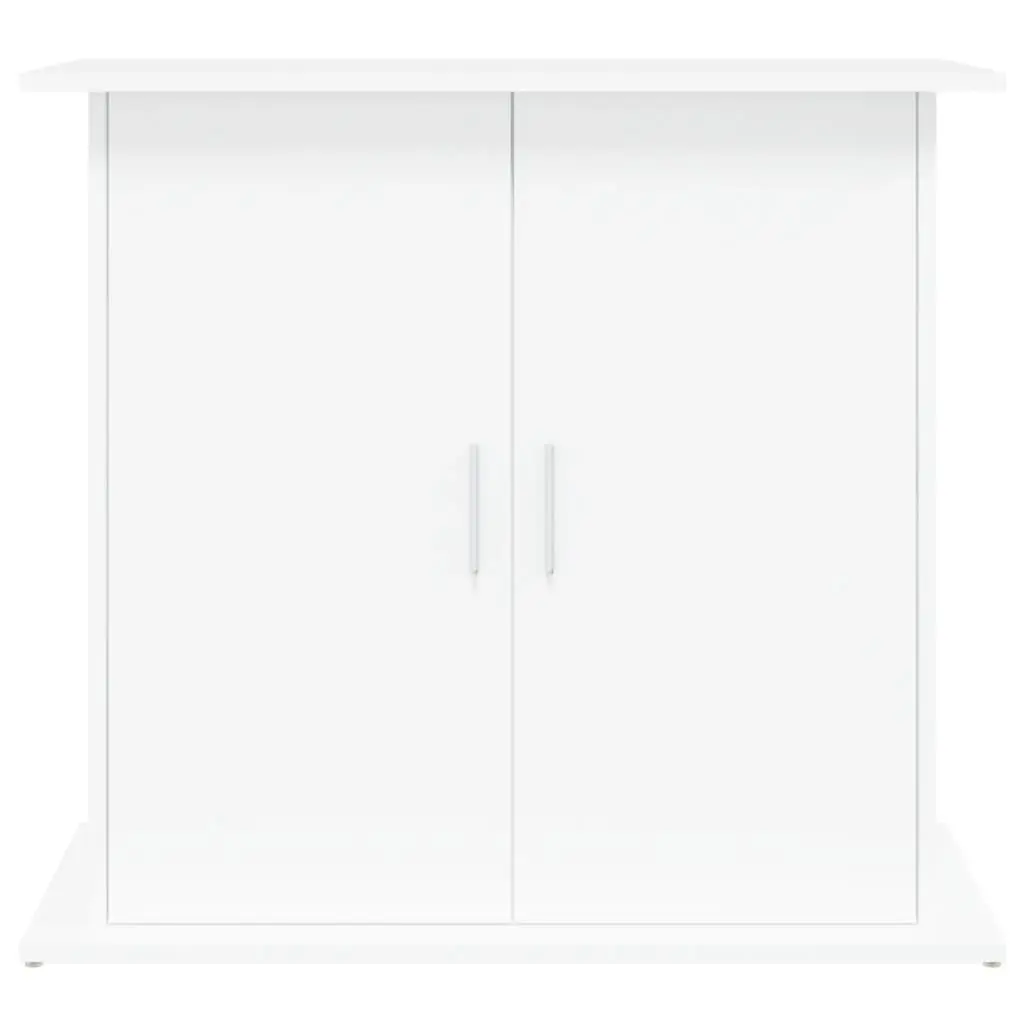Aquarium Stand White 81x36x73 cm Engineered Wood Fish Tank Cabinet Storage