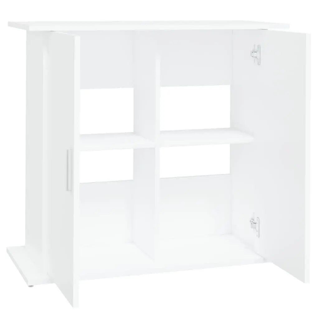 Aquarium Stand White 81x36x73 cm Engineered Wood Fish Tank Cabinet Storage