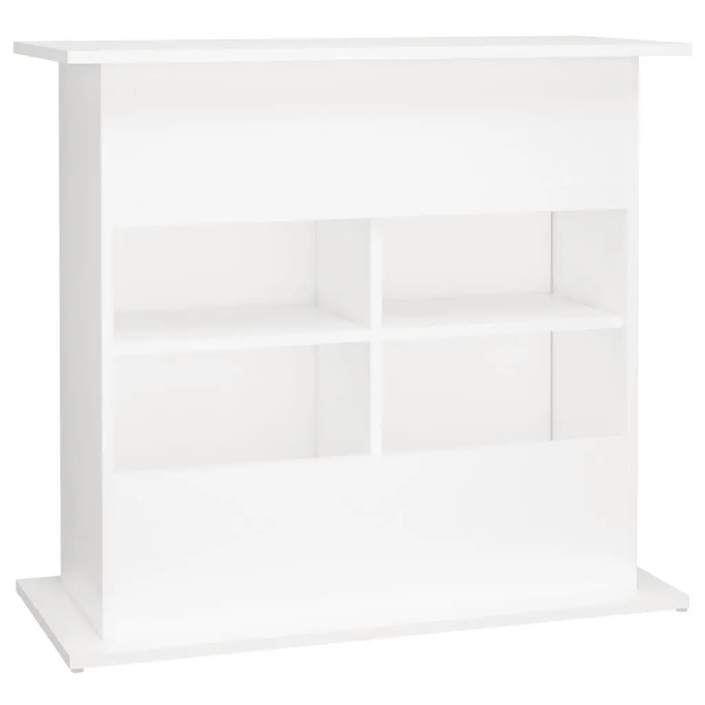 Aquarium Stand White 81x36x73 cm Engineered Wood Fish Tank Cabinet Storage
