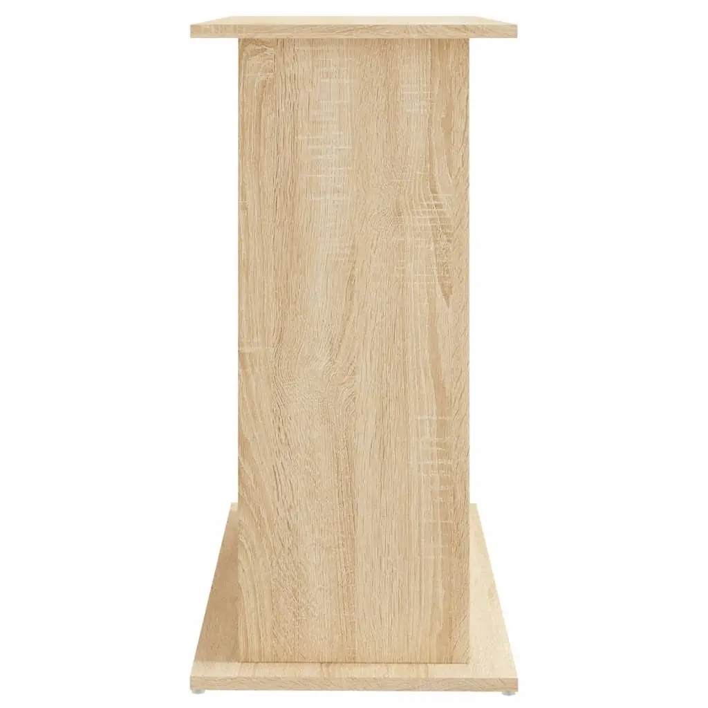 Aquarium Stand Fish Tank Cabinet Brown Engineered Wood Storage Compartments