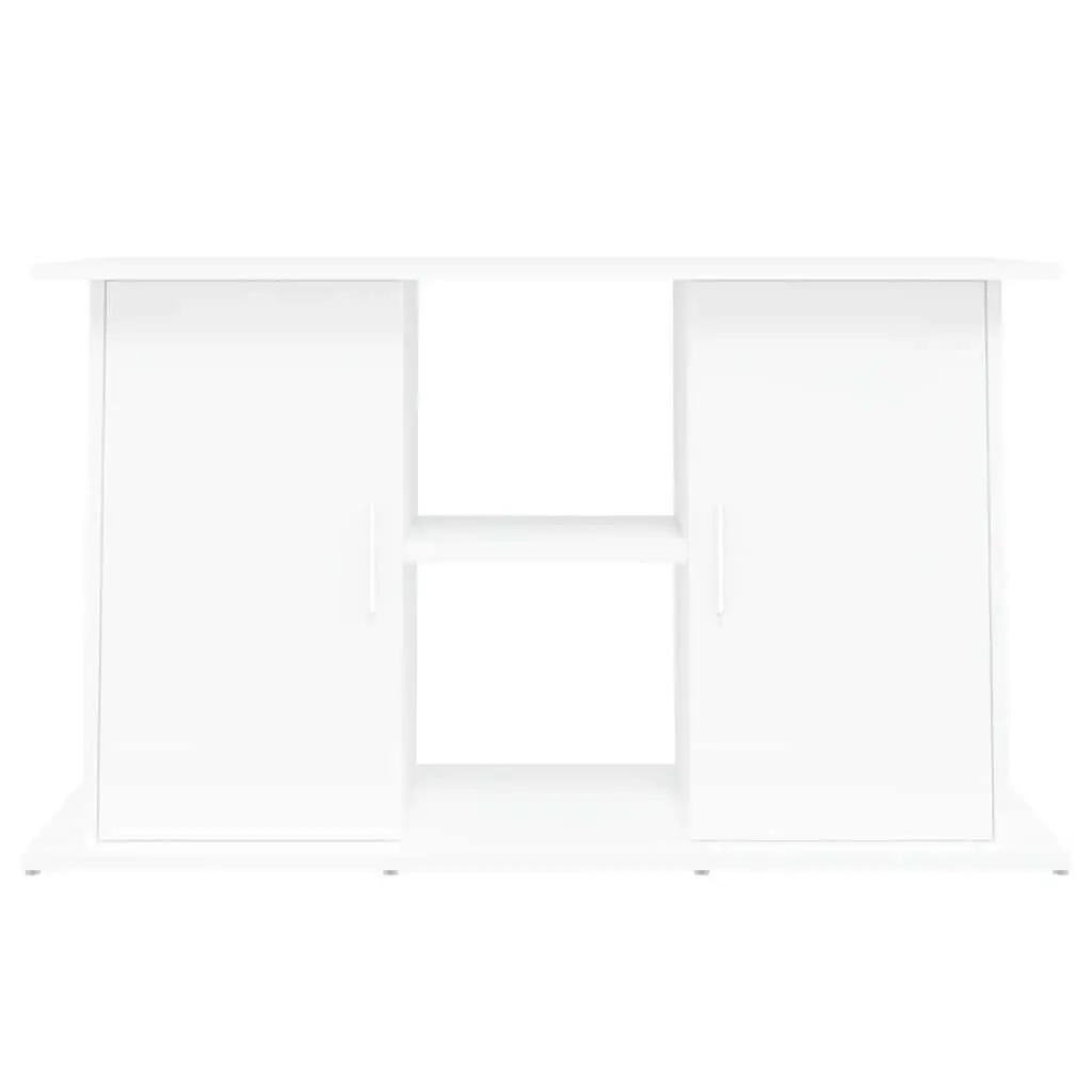 Aquarium Stand Fish Tank Cabinet White Storage Shelves Display Unit 101x41x58cm