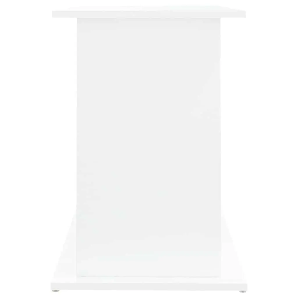 Aquarium Stand Fish Tank Cabinet White Storage Shelves Display Unit 101x41x58cm