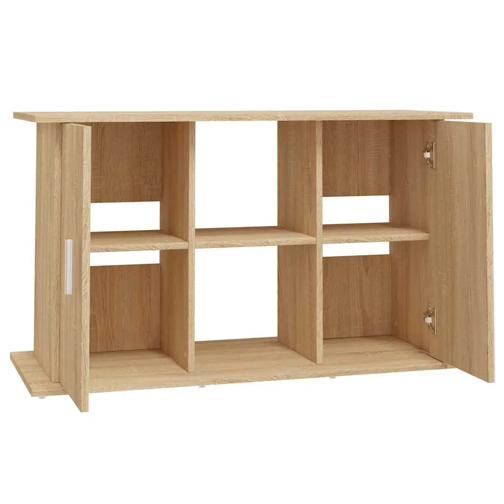 Aquarium Stand for Fish Tank Storage Brown Engineered Wood 101 x 41 x 58 cm