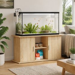 Aquarium Stand Specs: 121x41x58 cm, Engineered Wood
