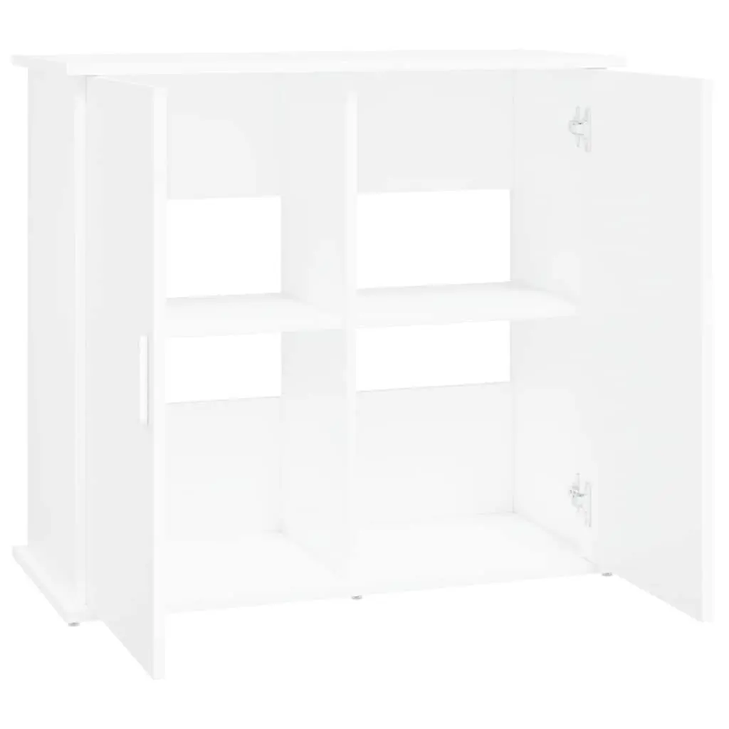 Aquarium Stand White for Fish Tank 81x36x73 cm