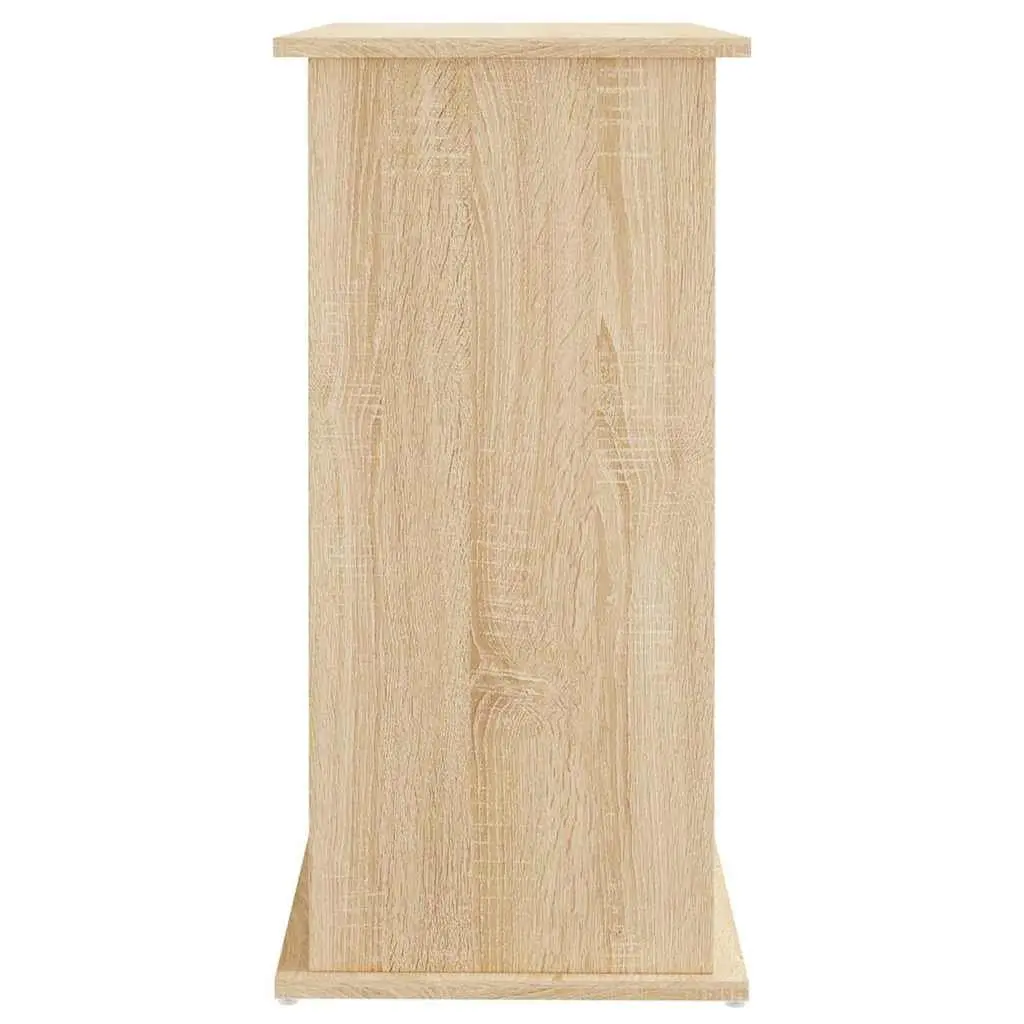 Aquarium Stand Fish Tank Cabinet Storage Engineered Wood Brown 81x36x73cm