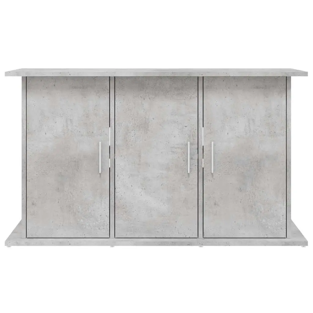 Aquarium Stand Fish Tank Cabinet Grey Engineered Wood 101x41x58cm