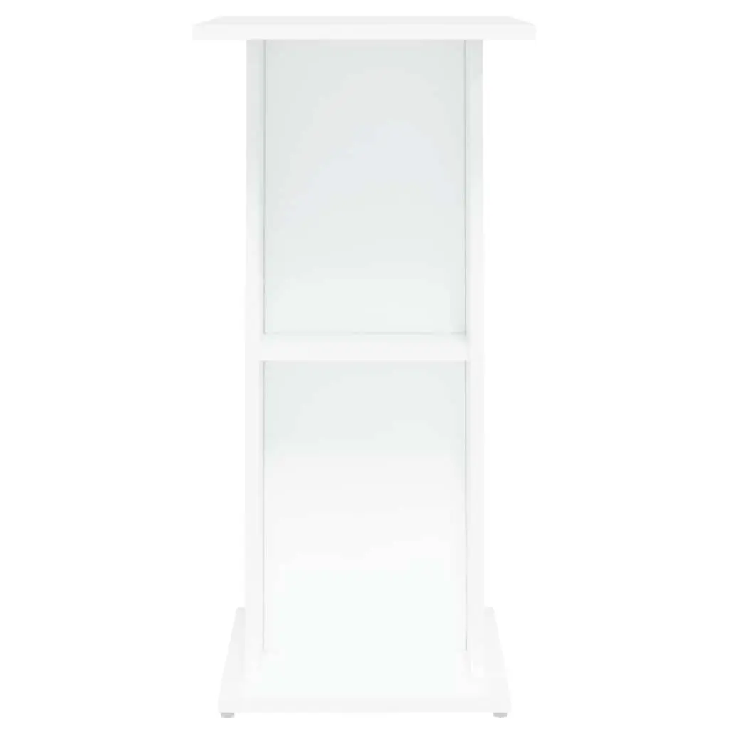 Aquarium Stand White 60.5x36x72.5cm Fish Tank Display Base Storage Shelf