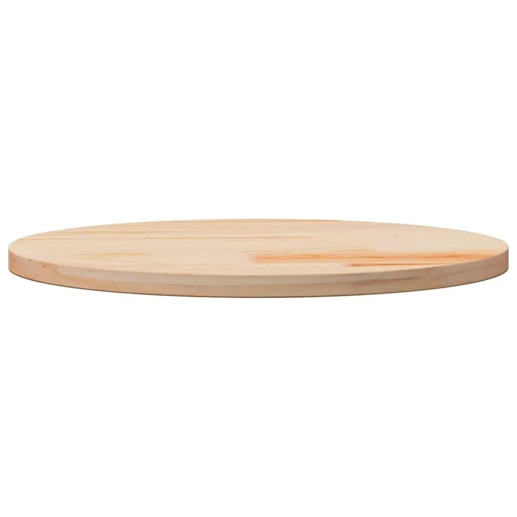 Round Table Top 70cm Diameter, Solid Pine Wood