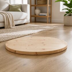 Specifications of Round Solid Pine Wood Table Top Ø80cm