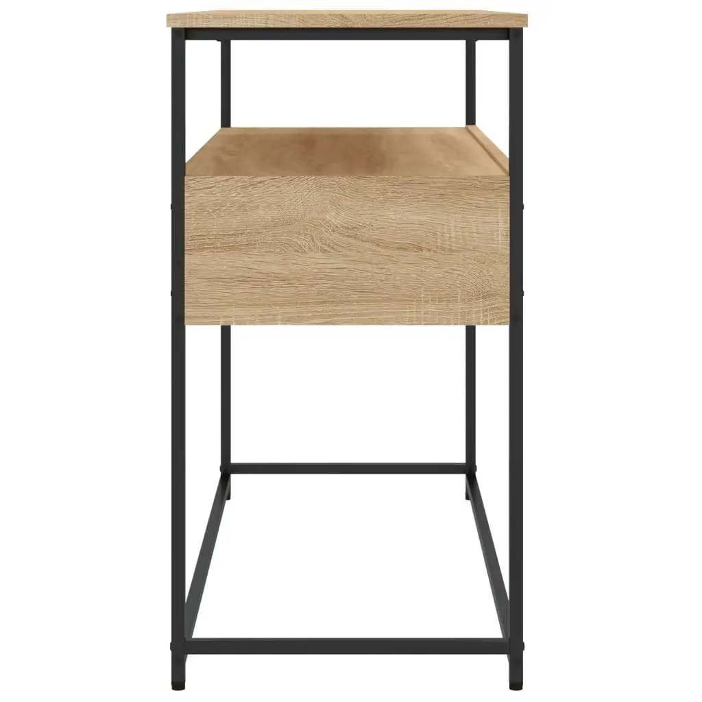 Console Table Sonoma Oak Accent End Table Living Room Hallway Entryway Storage