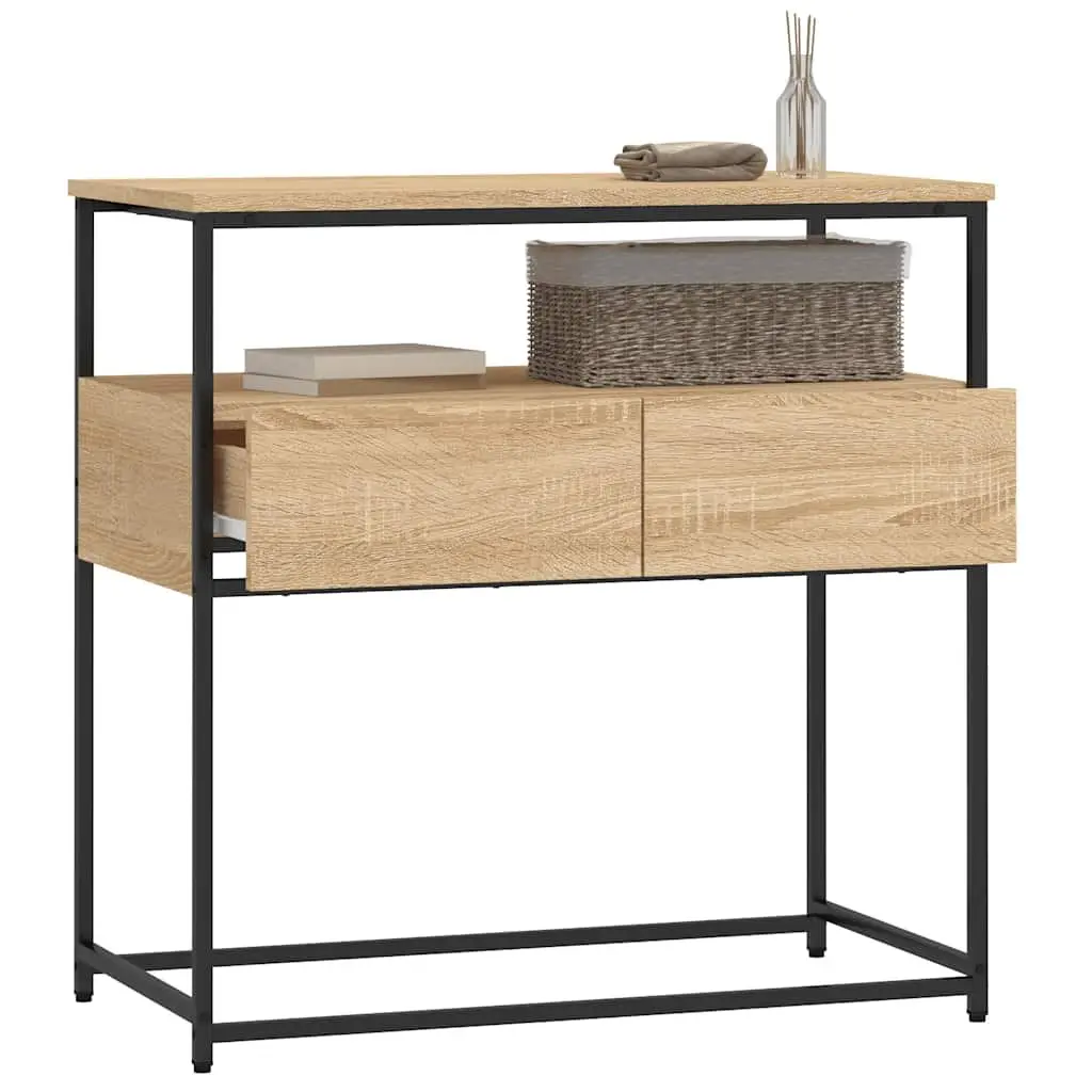 Console Table Entryway Hallway Living Room Brown 75W x 40D x 75H cm
