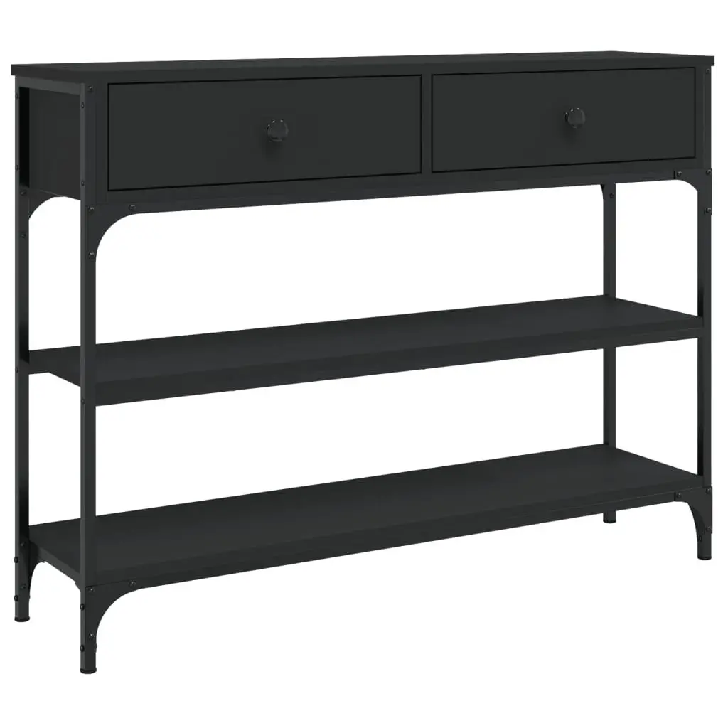 Console Table Black Entryway Accent Living Room Hallway Sofa Side End Table