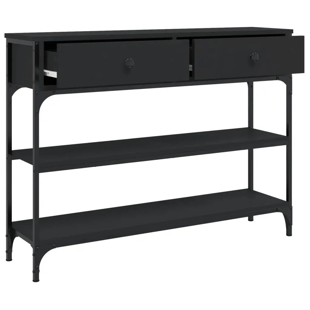 Console Table Black Entryway Accent Living Room Hallway Sofa Side End Table