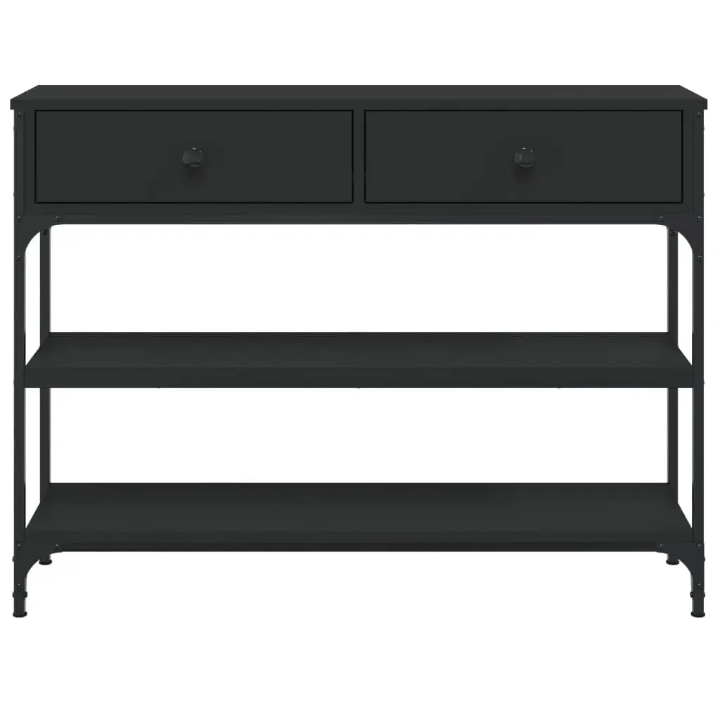 Console Table Black Entryway Accent Living Room Hallway Sofa Side End Table