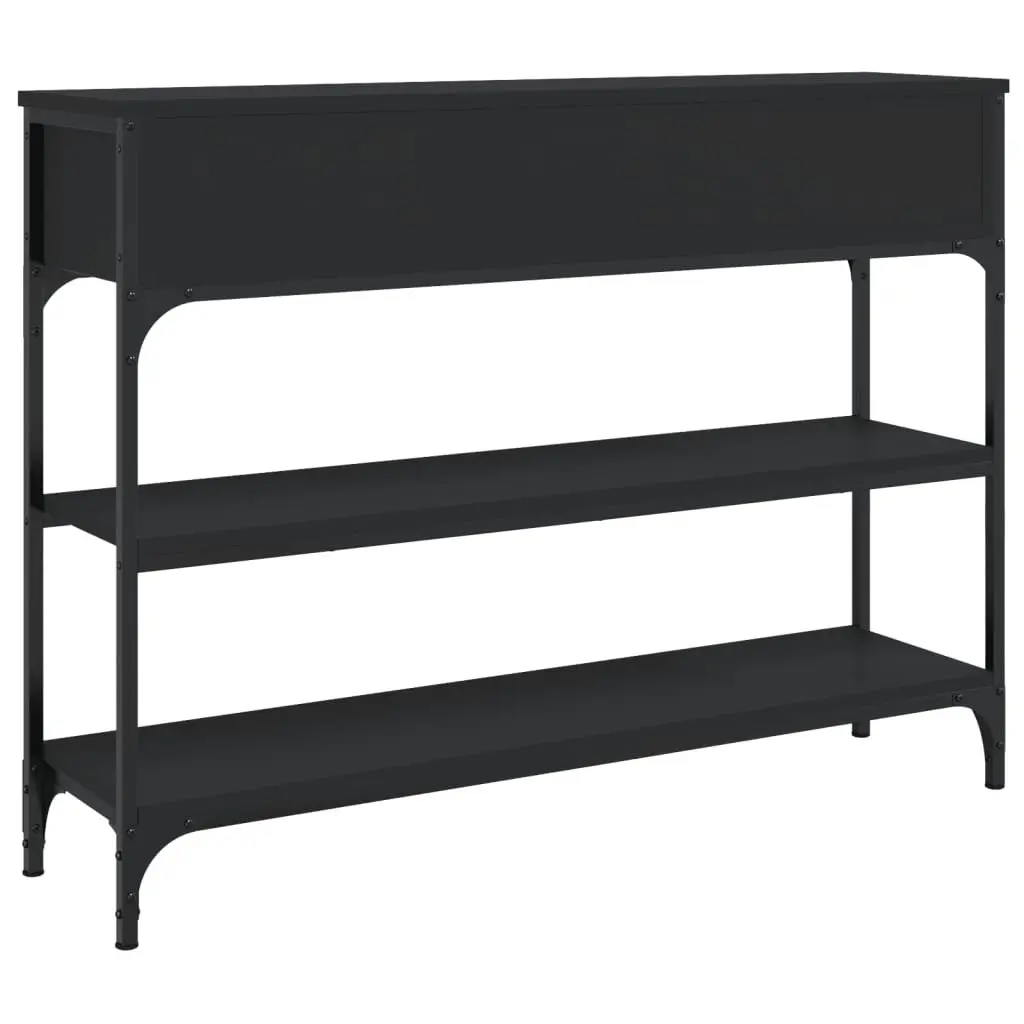 Console Table Black Entryway Accent Living Room Hallway Sofa Side End Table