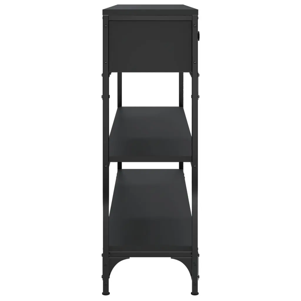 Console Table Black Entryway Accent Living Room Hallway Sofa Side End Table