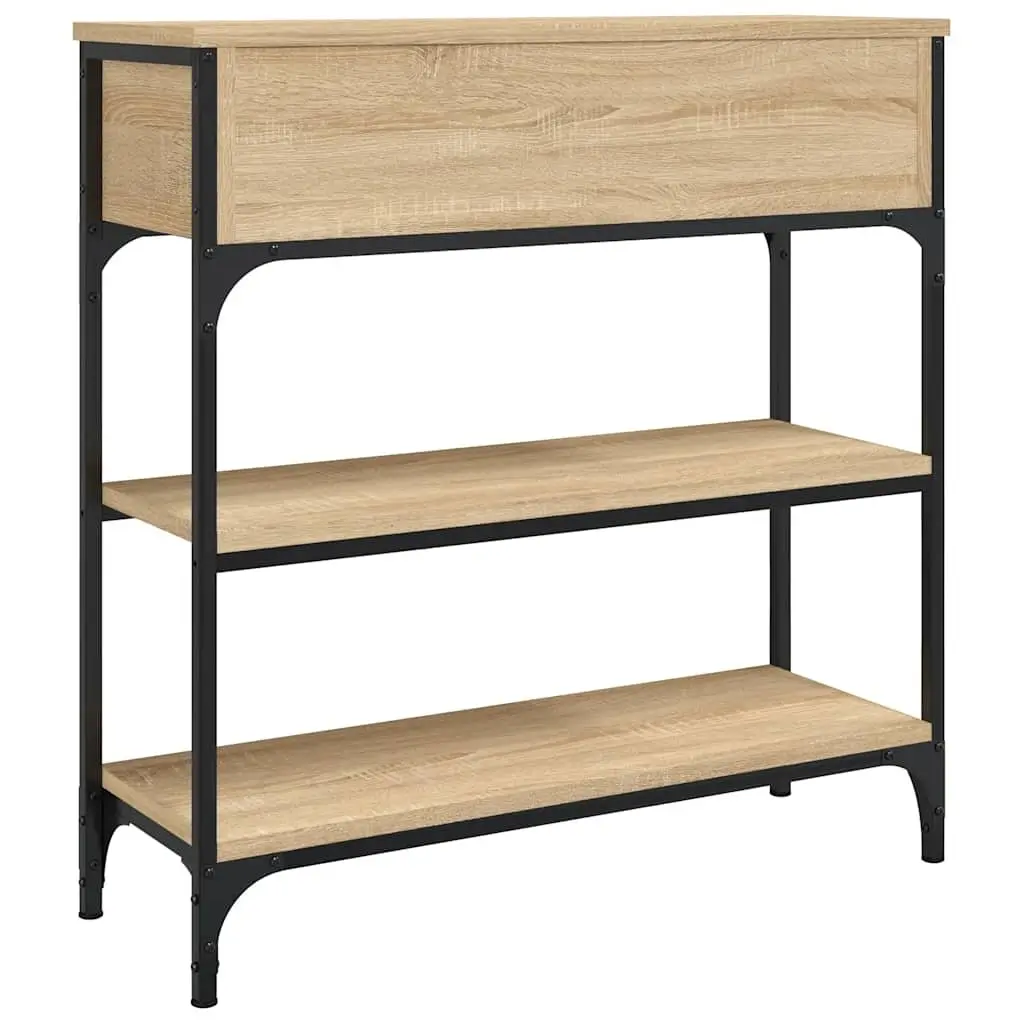 Console Table Entryway Living Room Hallway 72.5cm W x 25cm D x 75cm H Sonoma Oak Engineered Wood