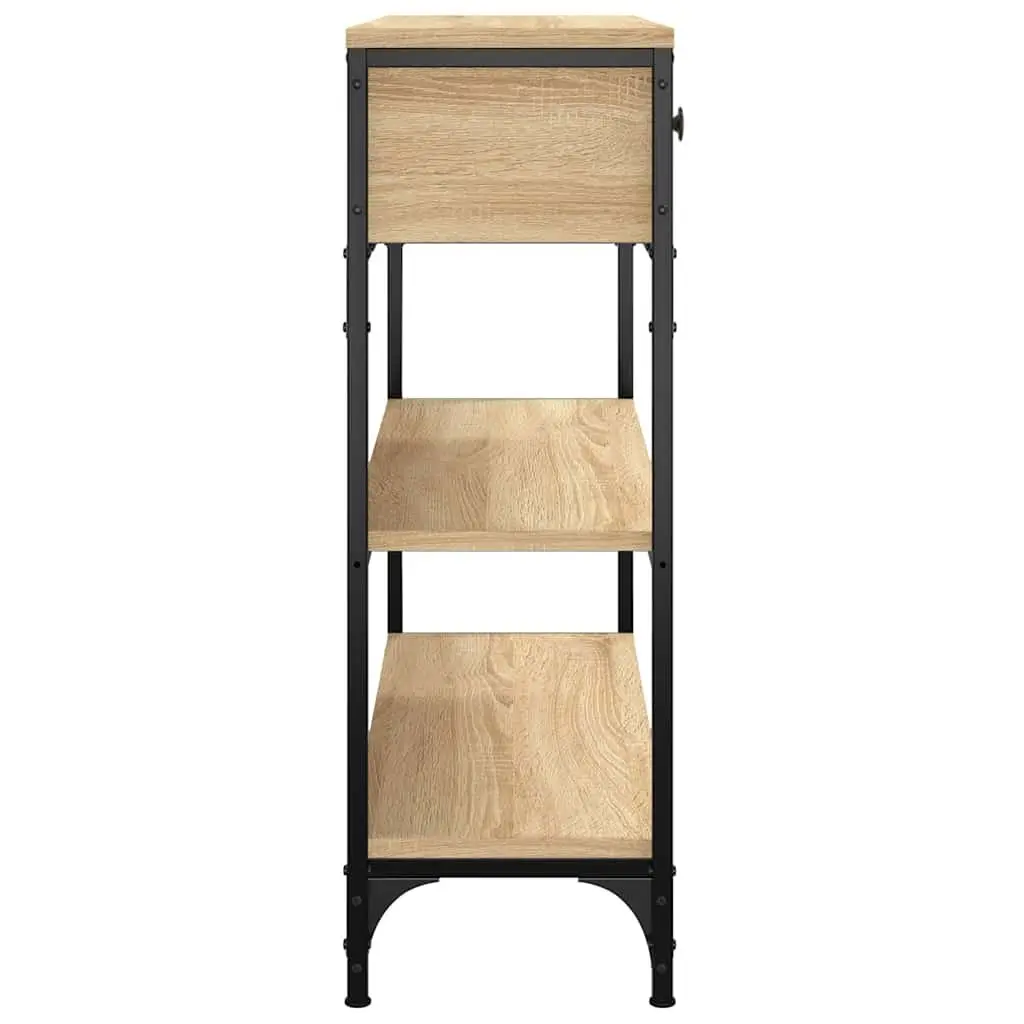 Console Table Entryway Living Room Hallway 72.5cm W x 25cm D x 75cm H Sonoma Oak Engineered Wood
